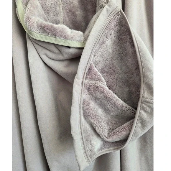 Konny Fleece Cover for Two Wrap Cape Jacket Winter Warm Vest Taupe One Size Cozy - Picture 9 of 9
